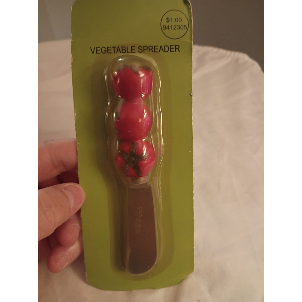 Vintage Jo-Ann Stores Vegetable Spreader Tomato Handle Kitchen Tool 2008 NEW